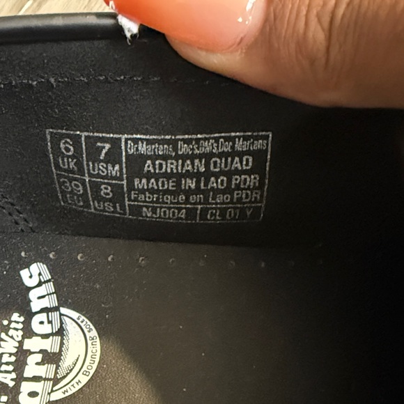 Dr. Martens Black Platform Kiltie Tassel Loafers (Adrian Quad) - Picture 4 of 5